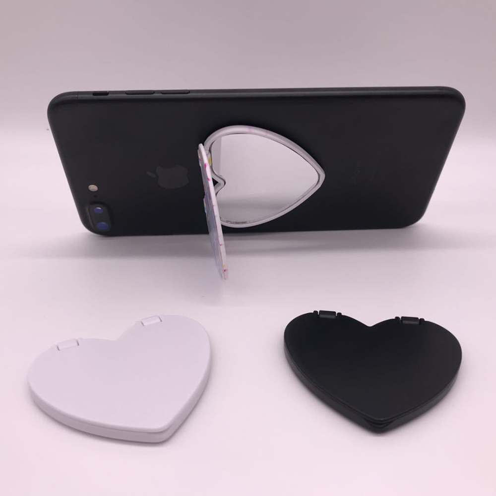 Cell phone holder with mirror 1