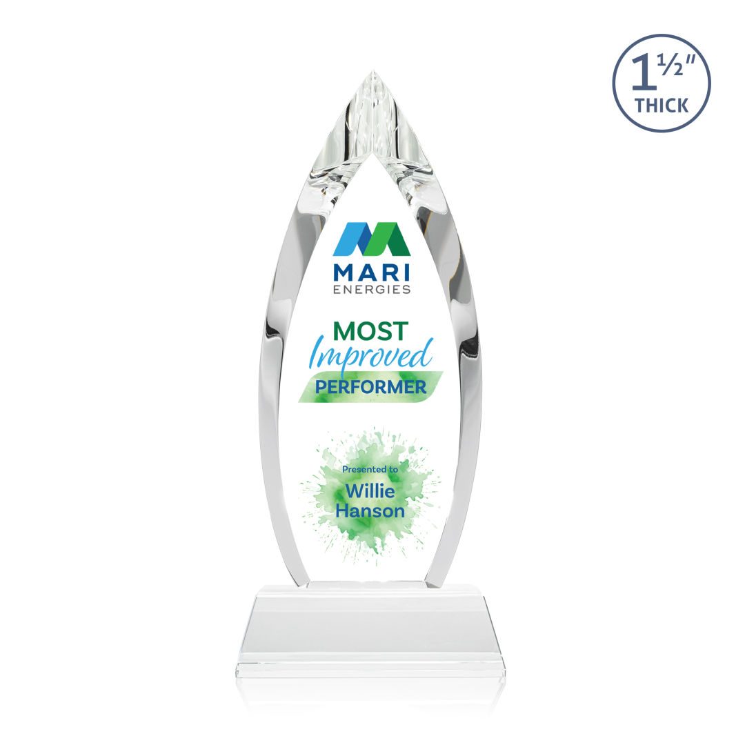 Fortier VividPrint™ Award on Entwhistle Base - Clear