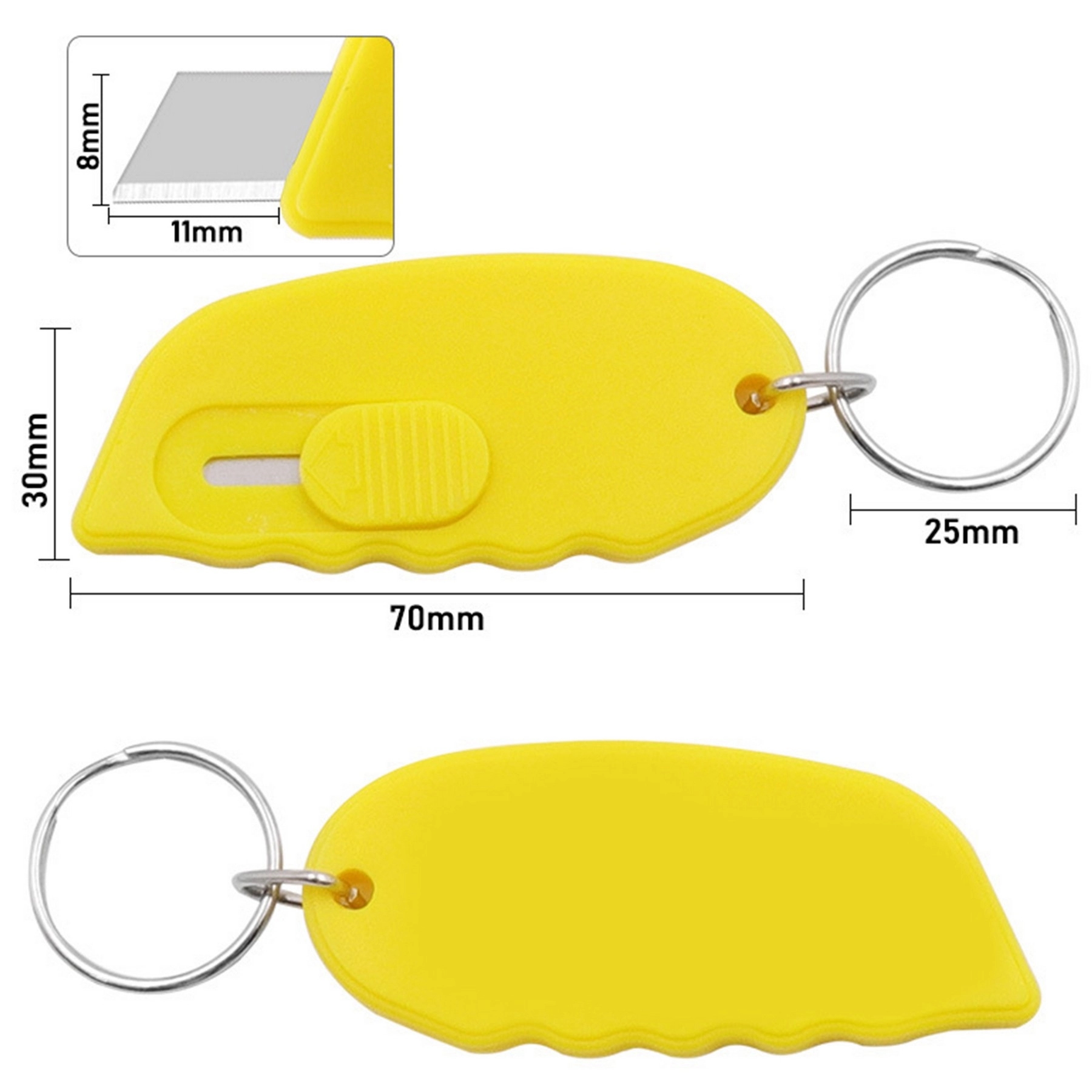 Mini Box Cutter with Key Ring 2