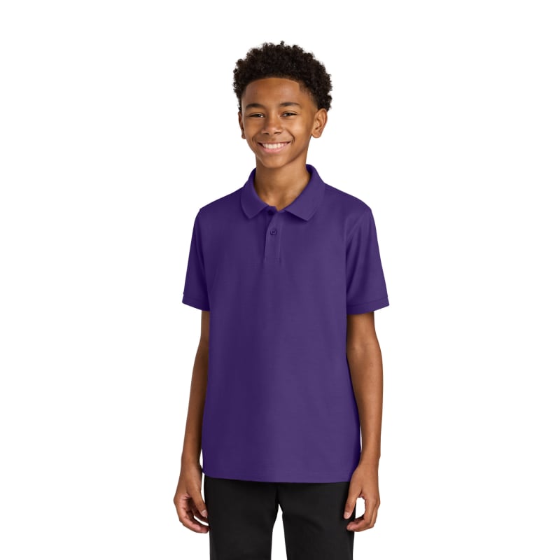 Port Authority Youth Wearever Signature Pique Polo 35