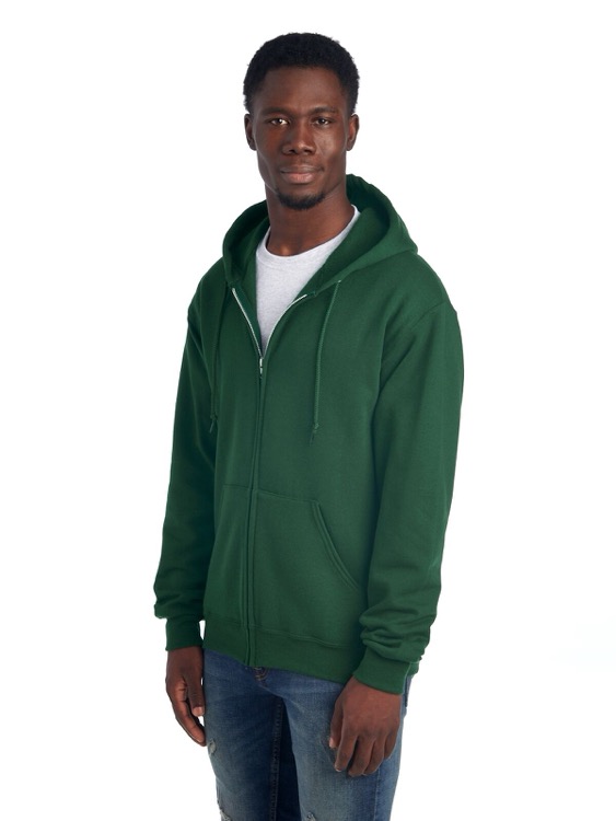 JERZEES NuBlend® Unisex Full-Zip Hooded Sweatshirt, custom hoodie or sweatshirt with logo imprint 10