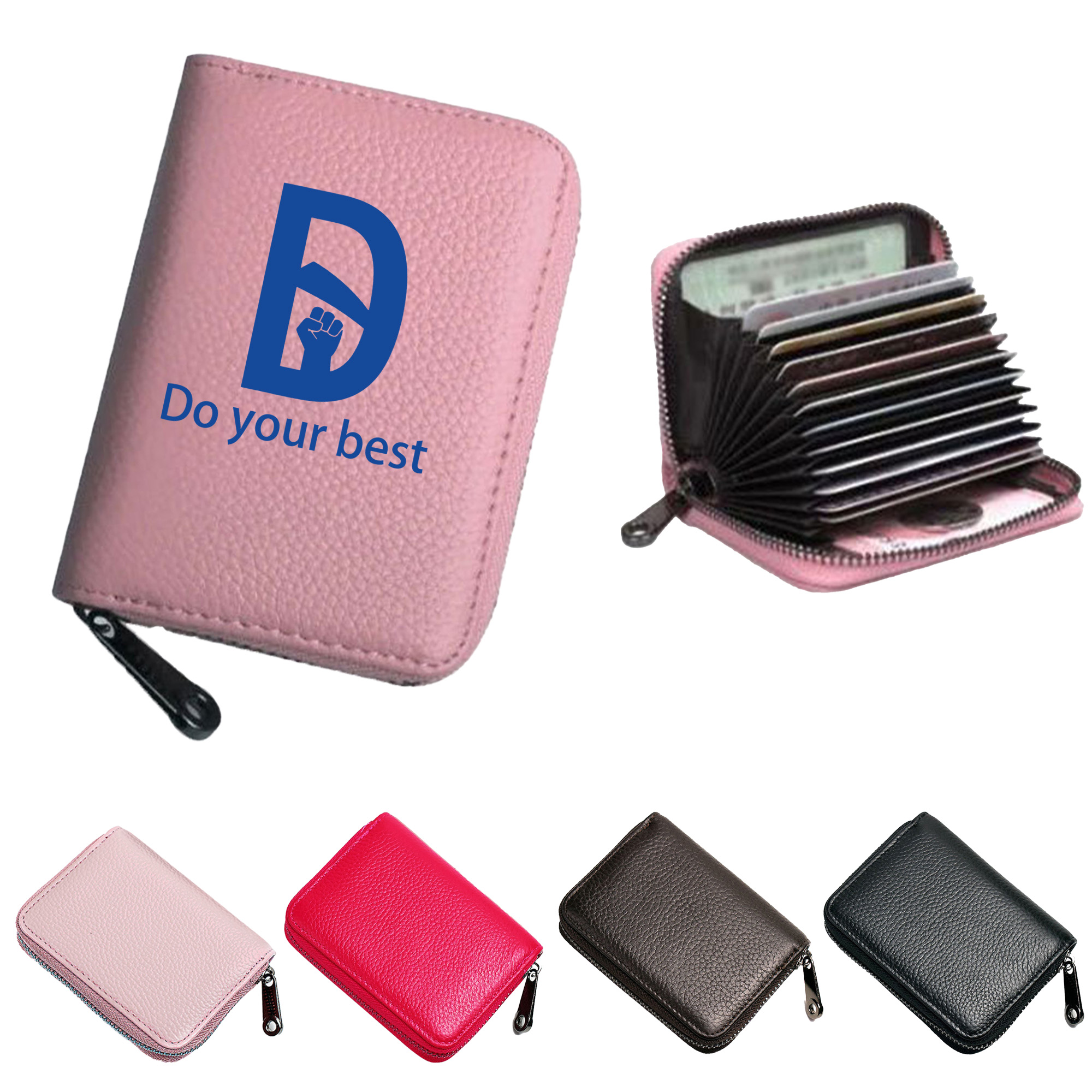 PU Leather Credit Card Wallet MOQ 100 2