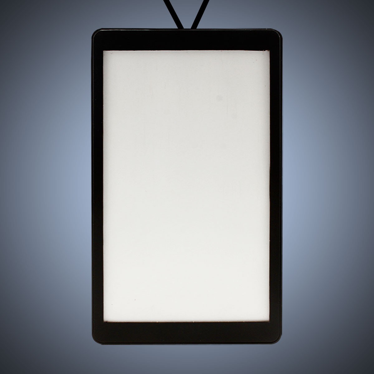 Rectangle Backlit LED Badge Necklace 3