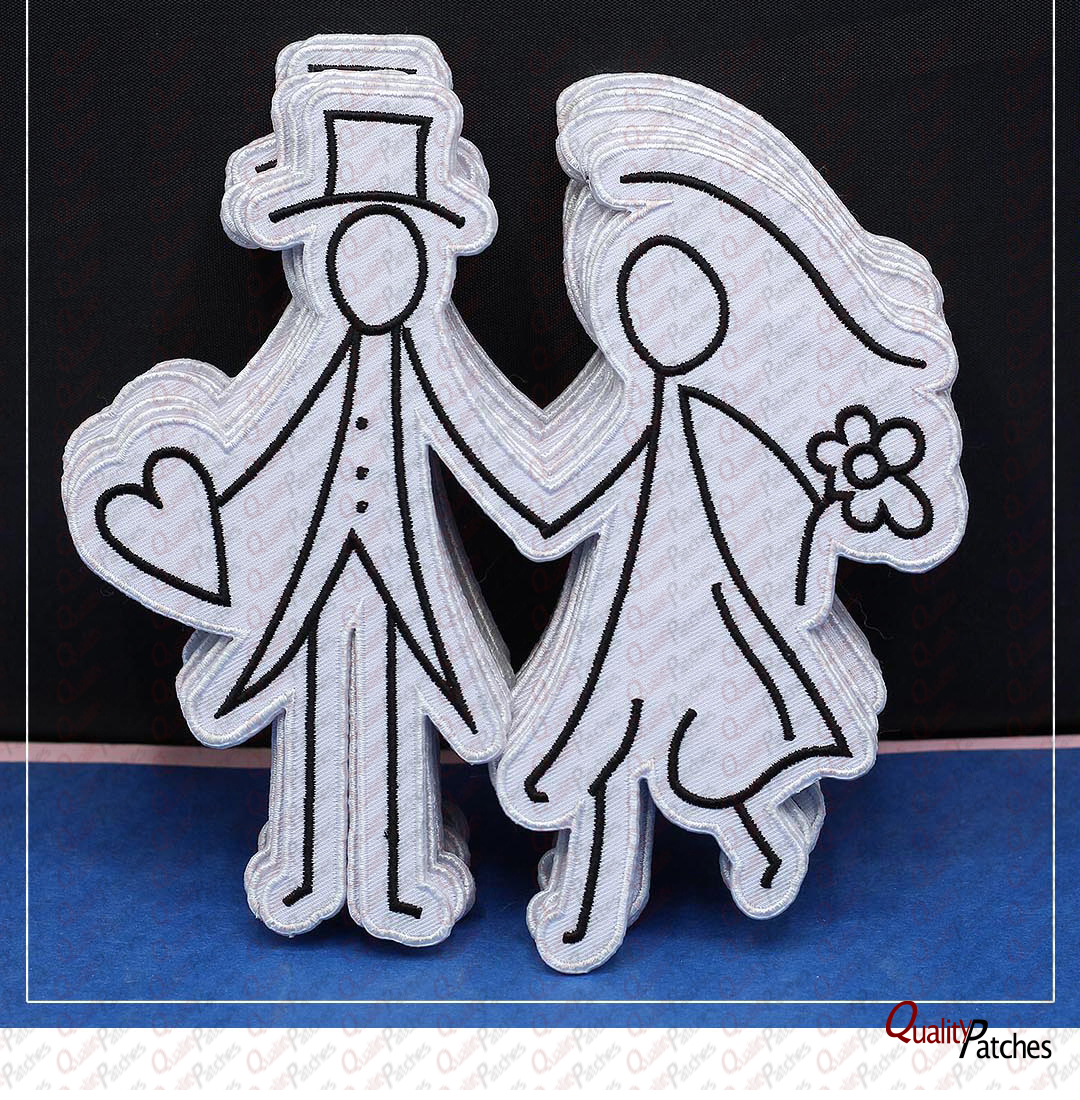 Custom Die Cut Embroidered Patches 74