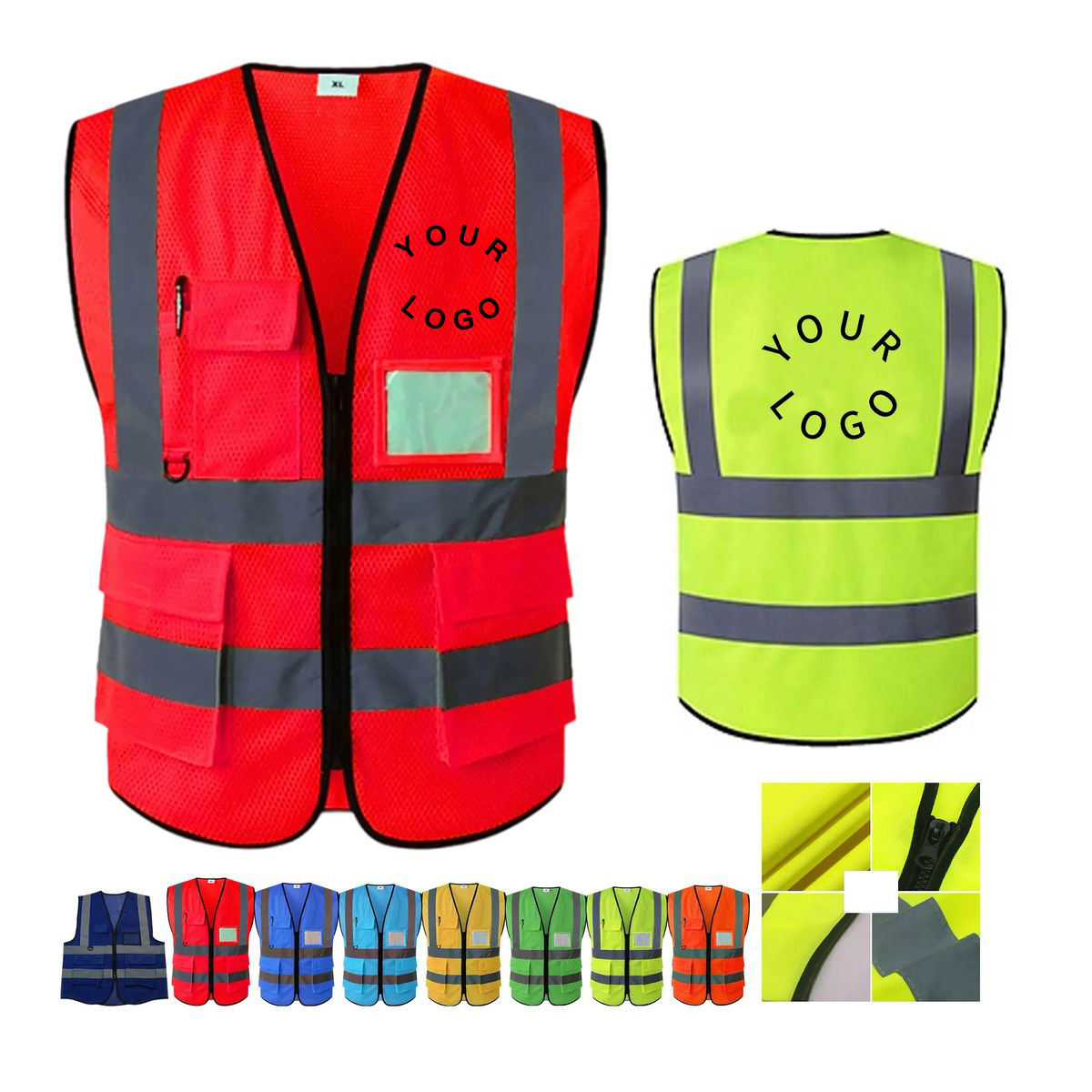 High Visibility Reflective Vest for Nighttime Safety 8