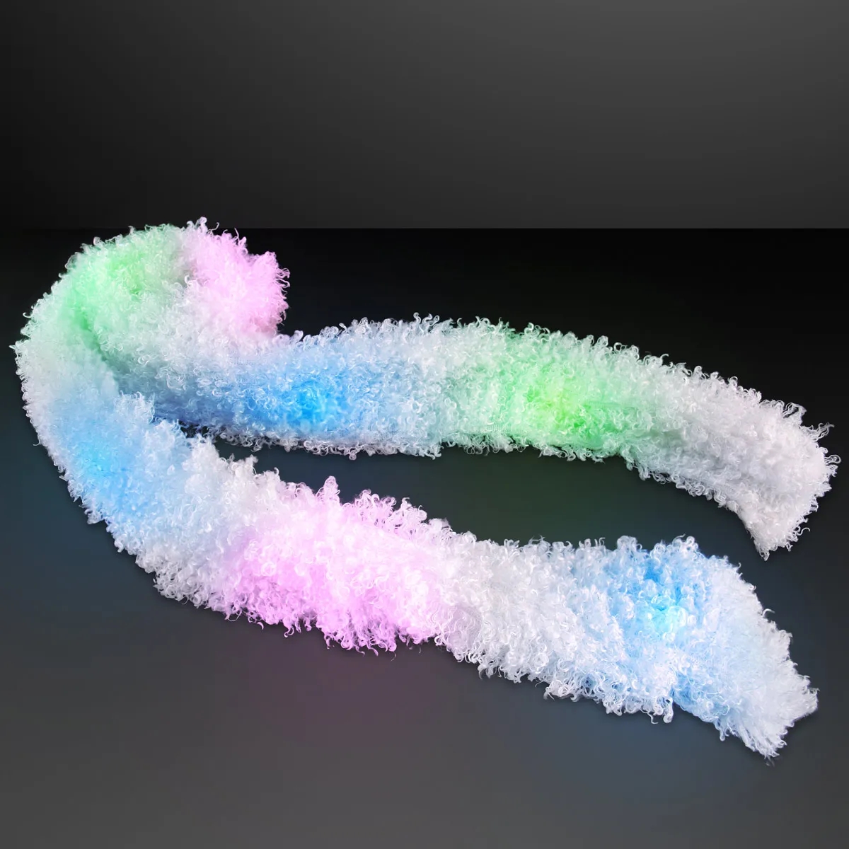 LED Scarf with Multicolor Lights, 5 Feet Long 2