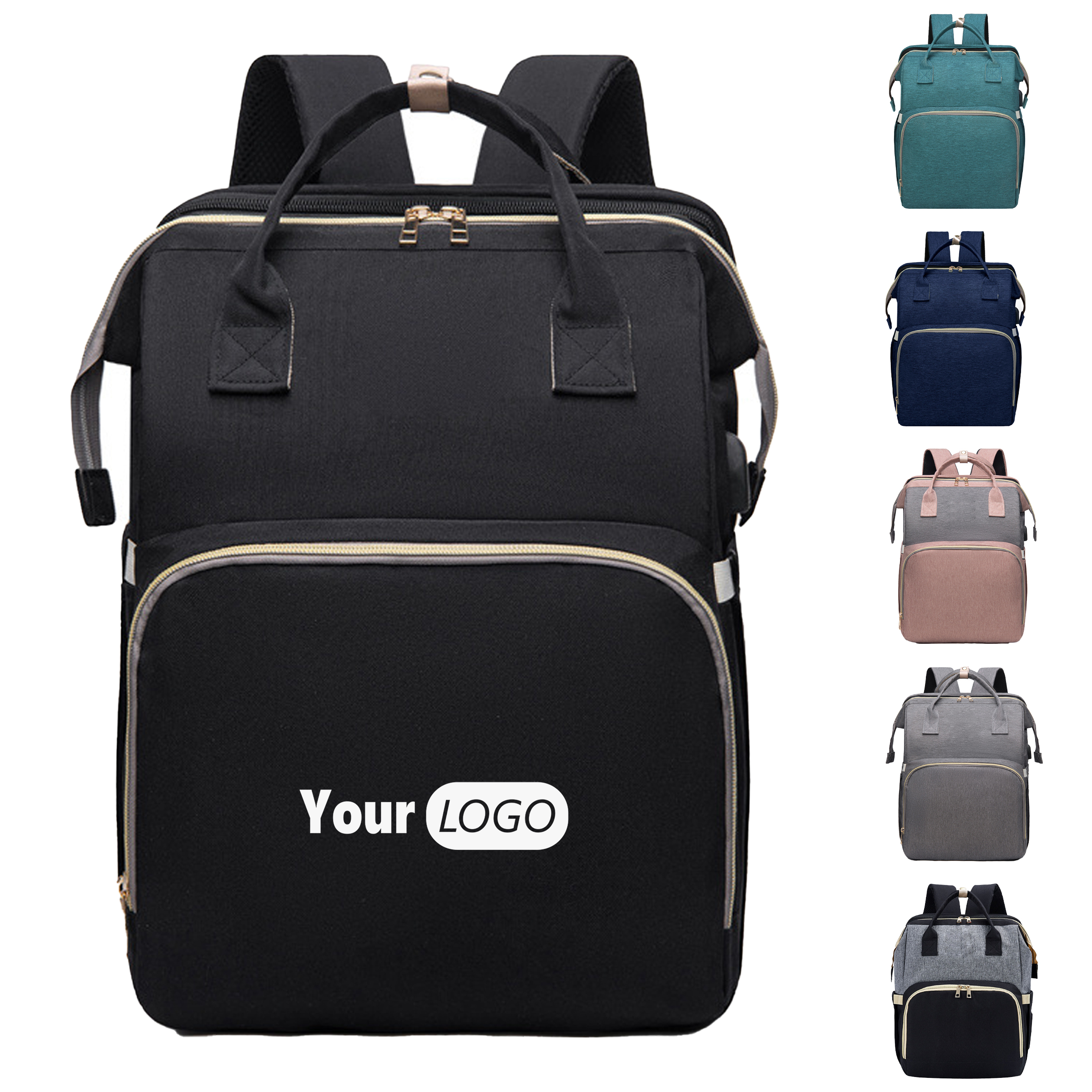 Nylon Ultra Light Mother And Baby Backpack 3