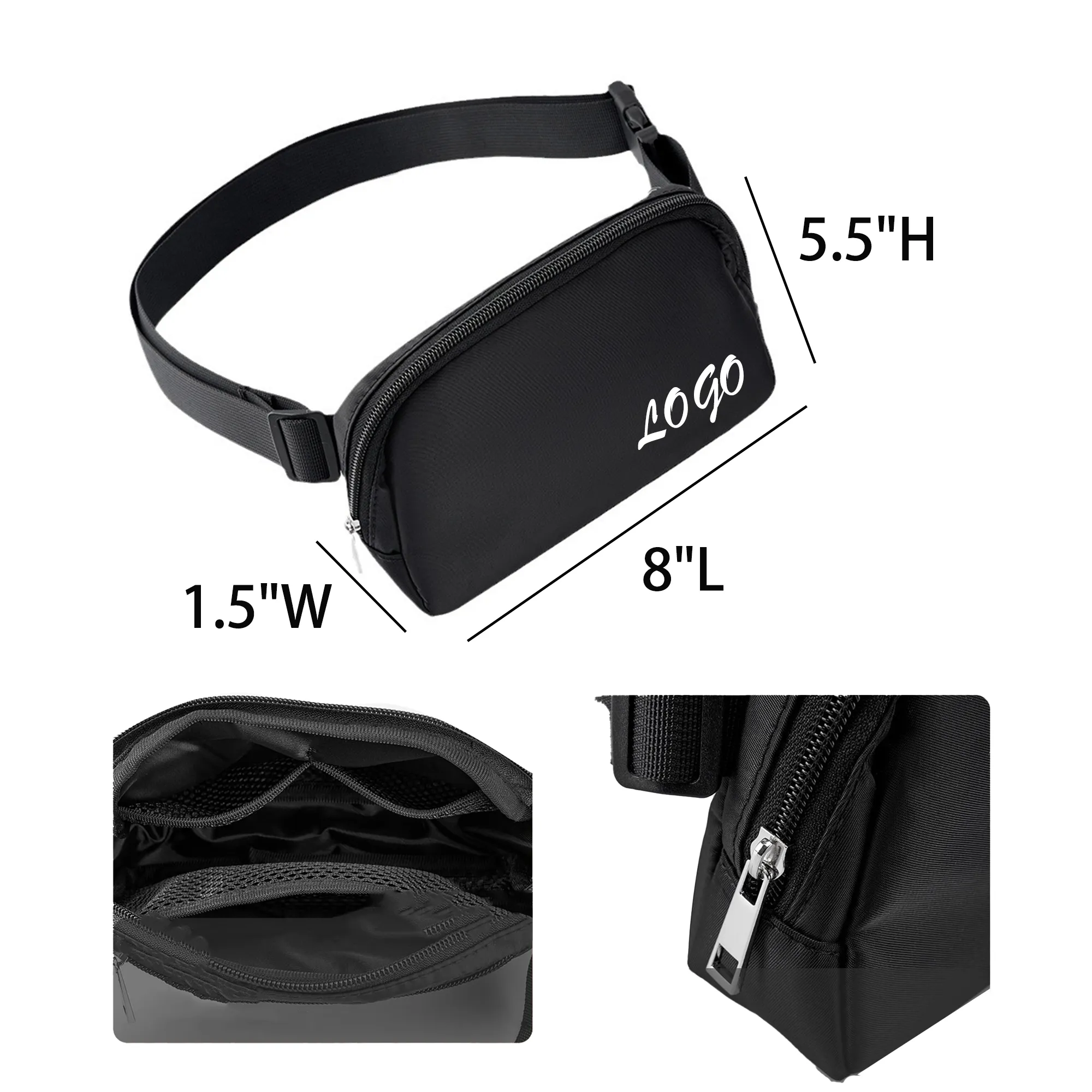 Adjustable Fitness Crossbody/Wasit Bag 8