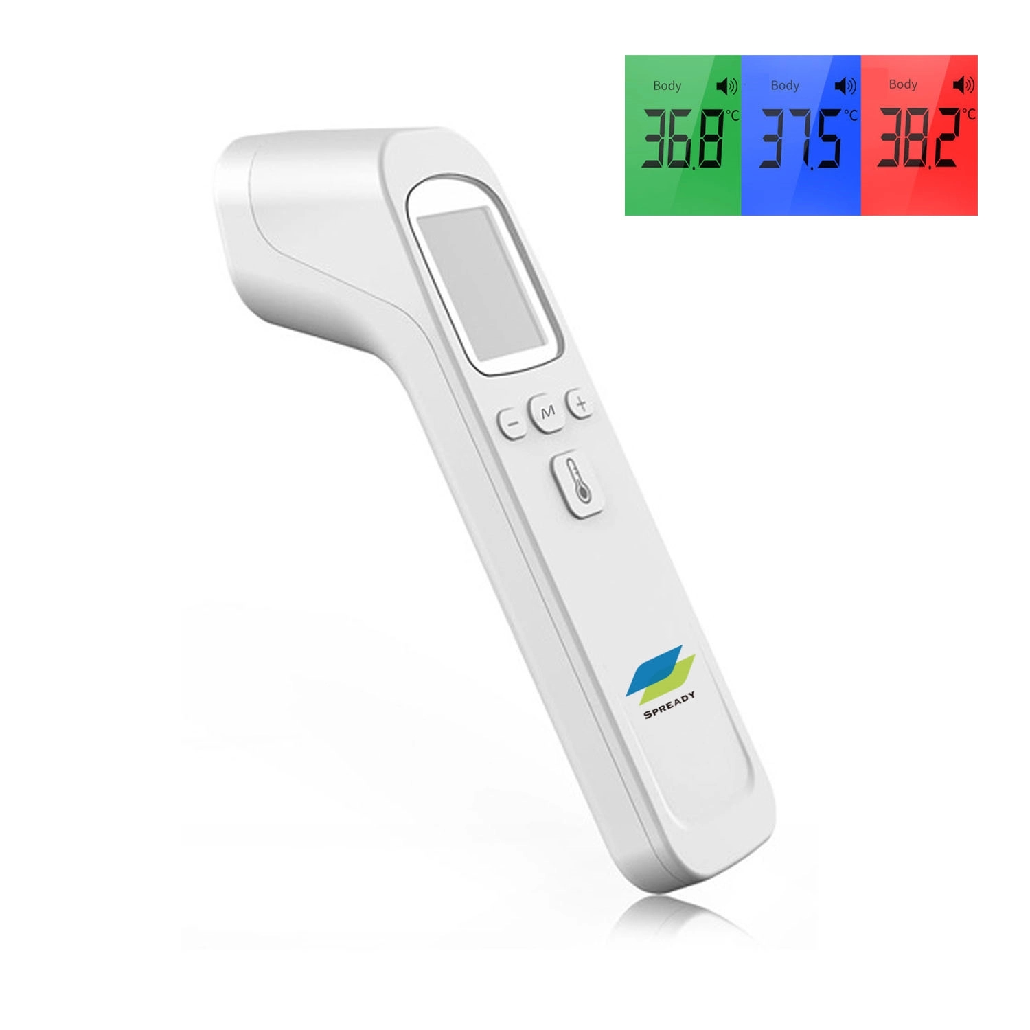 Forehead Thermometer With Fever Alarm Lcd Display 1