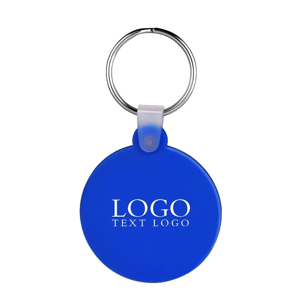 Promotional Classic Silicone Round Soft Key Tags 4