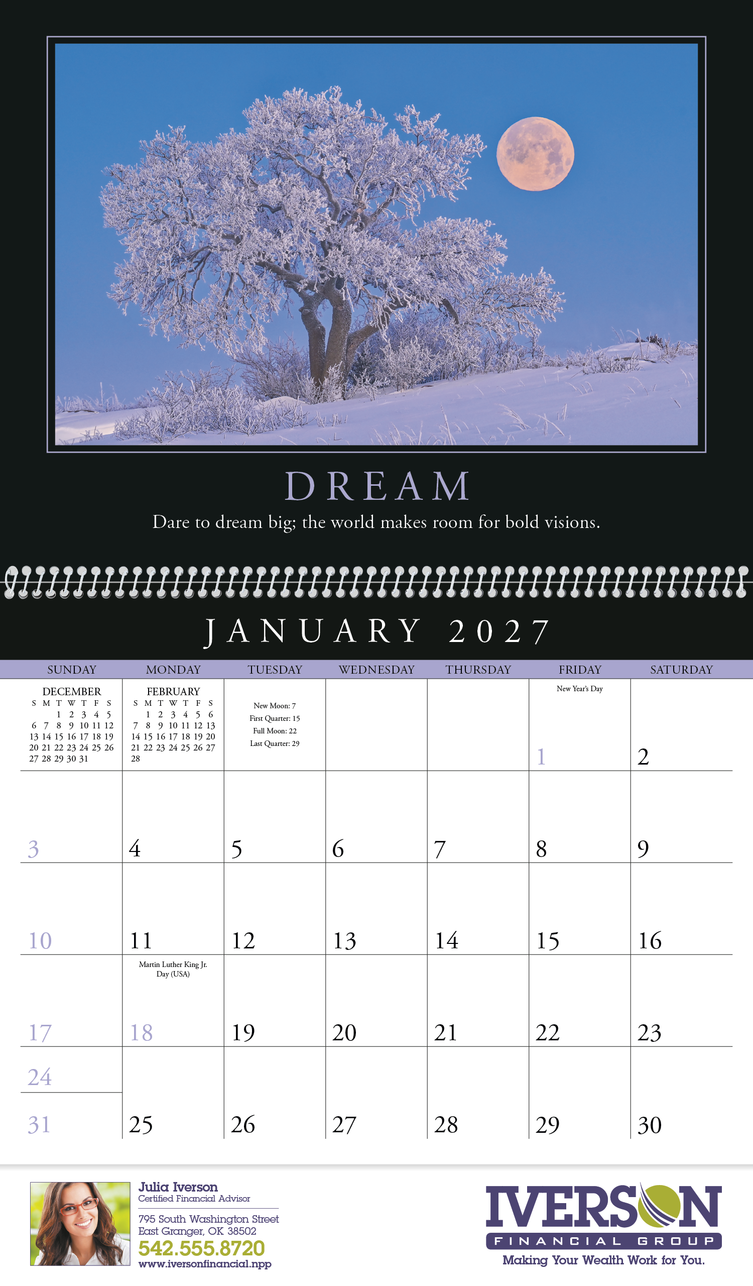 Triumph® Calendars Motivations Calendar 24