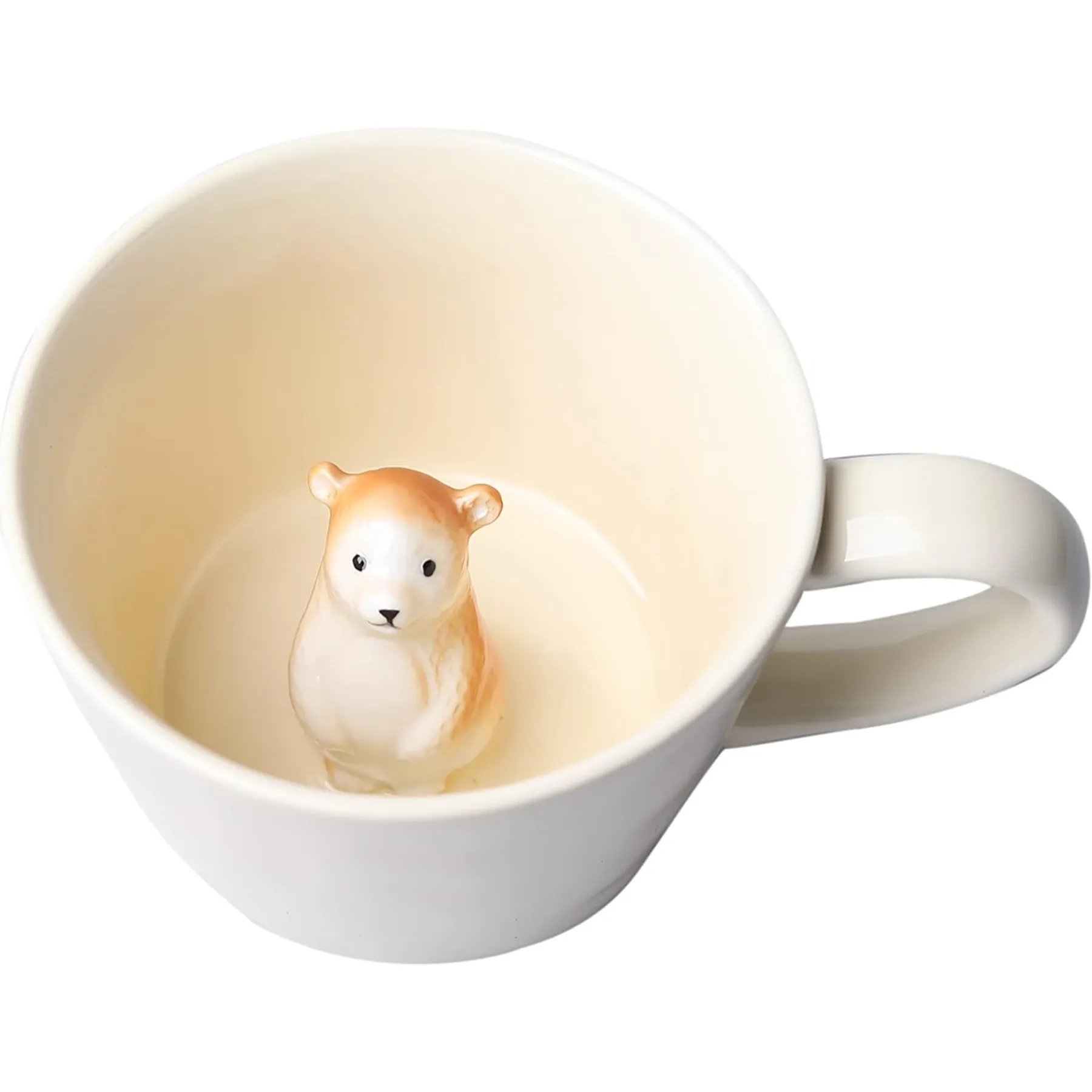 Ceramic Mug with Hidden 3D Animal 11