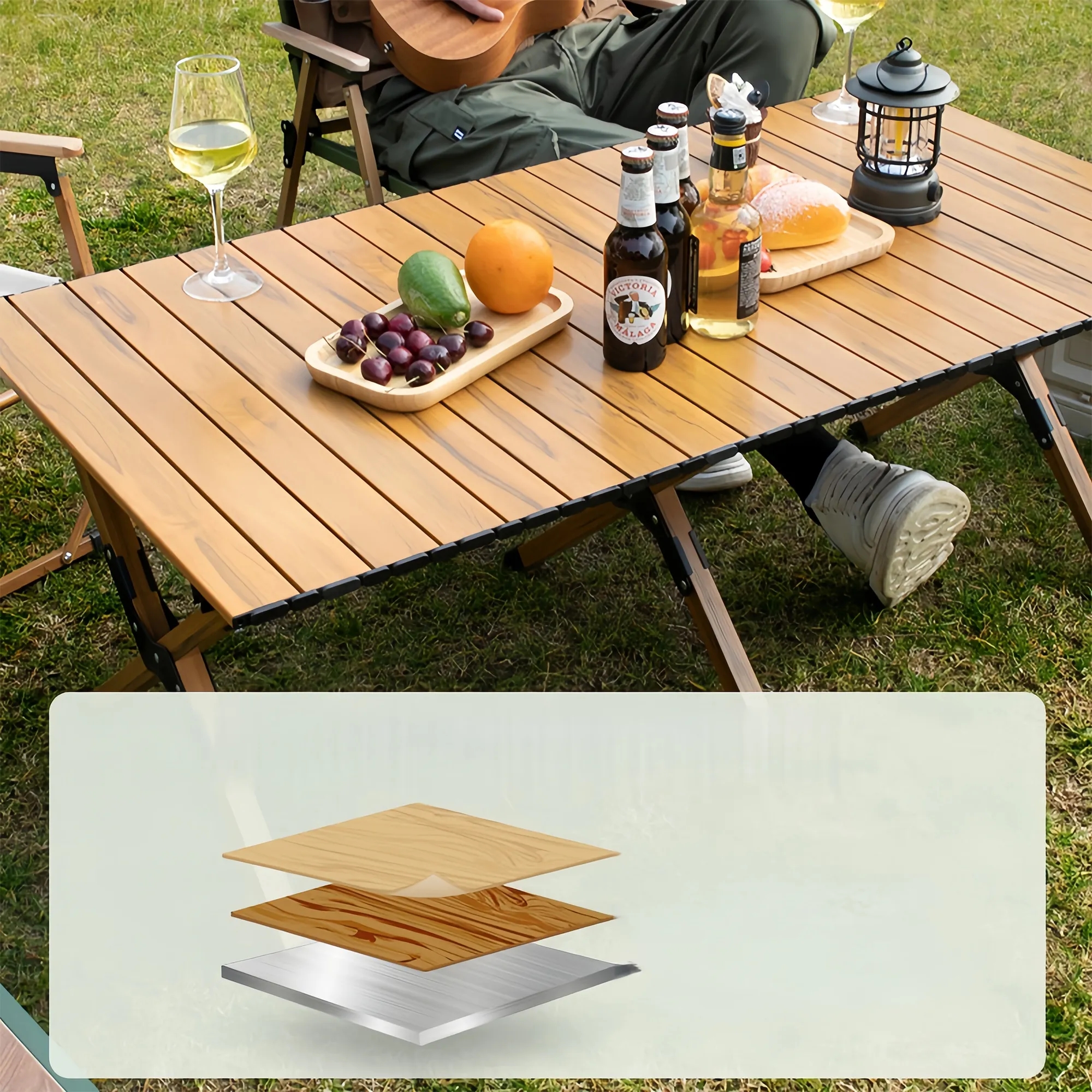 Portable Camping Folding Table For Outdoor Use Free Shipping 2