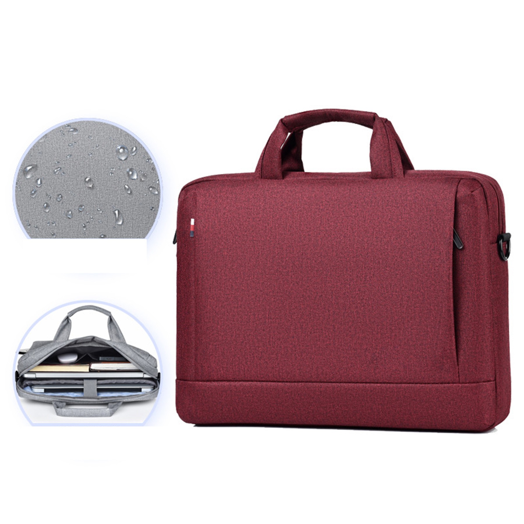 Laptop Carrying Case Shoulder Strap 15.6 inch Computer Bag 4