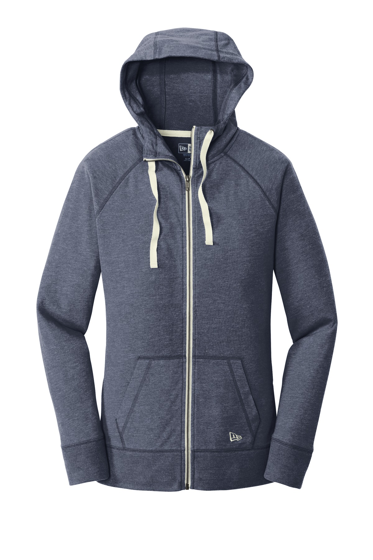 New Era Women's Sueded Cotton Blend Full-Zip Hoodie. LNEA122, custom hoodie or sweatshirt with logo imprint 17