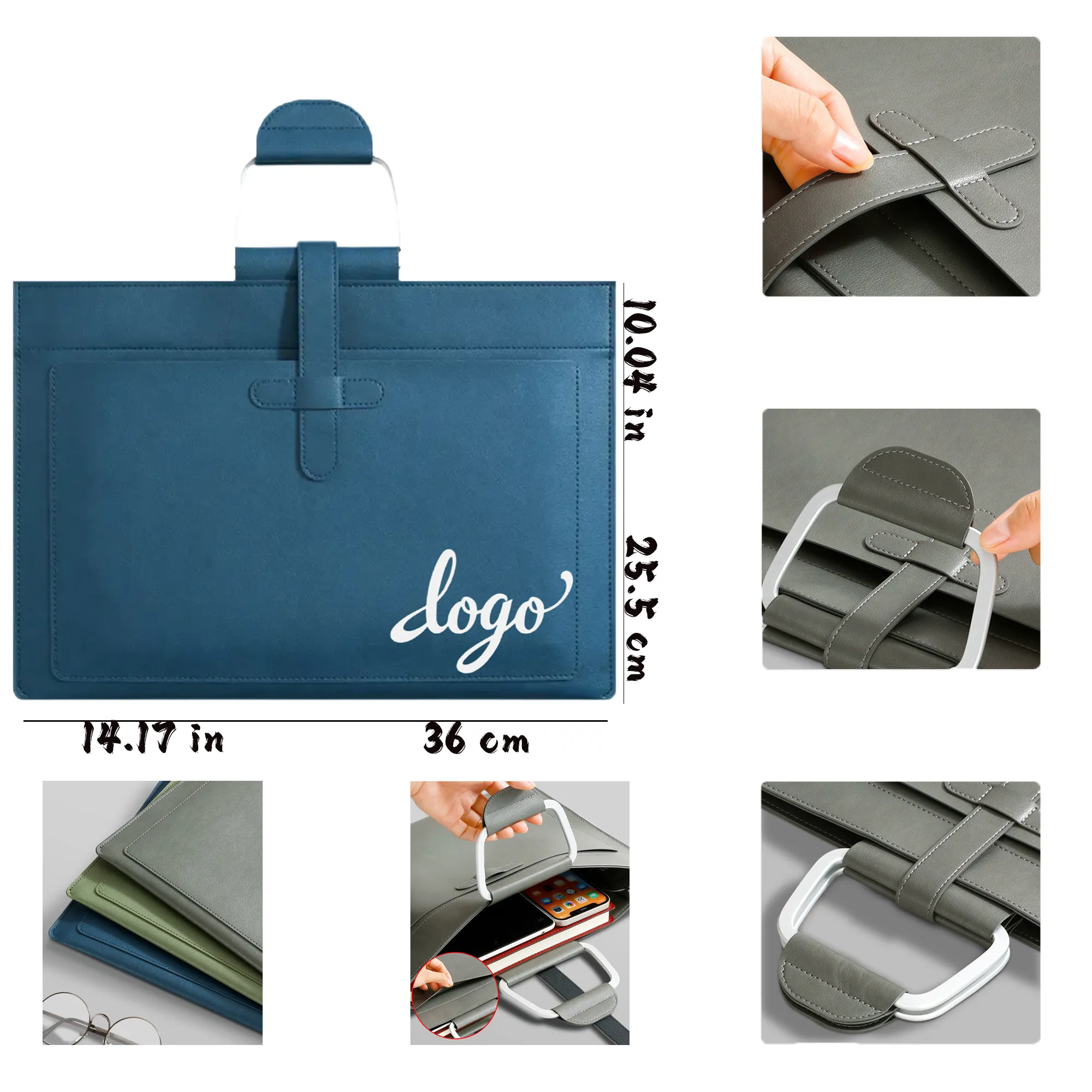 Waterproof Business Laptop Briefcase 3