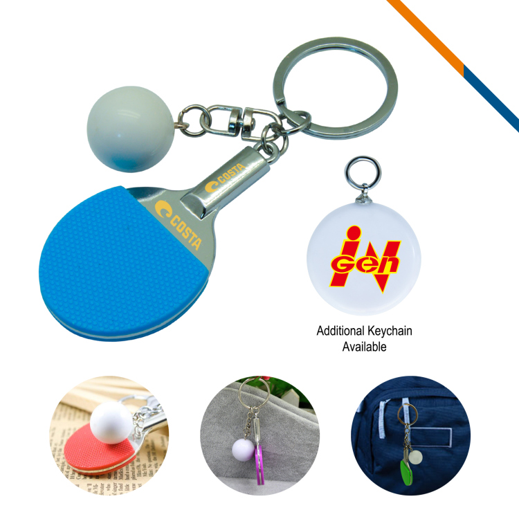 Table Tennis Keychain 2