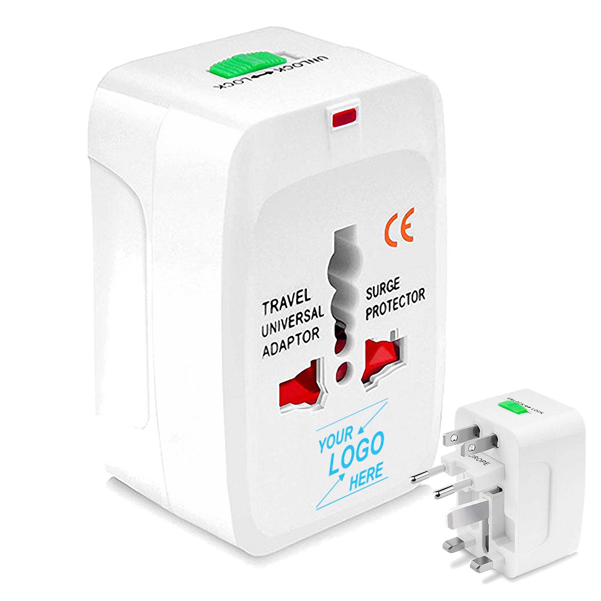 Universal Travel Power Adapter with Surge Protection 2