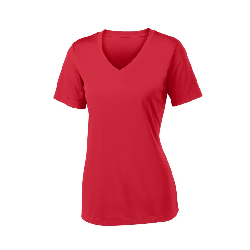 Sport-Tek Women's PosiCharge Competitor V-Neck Tee. 57