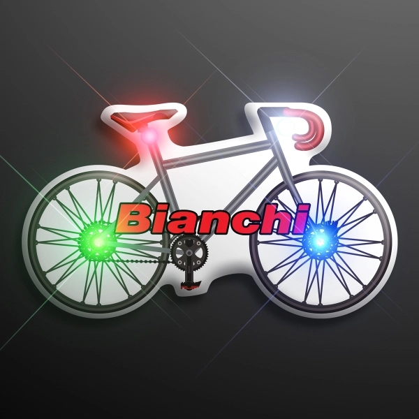 Light Up Flashing Bicycle Pins 1