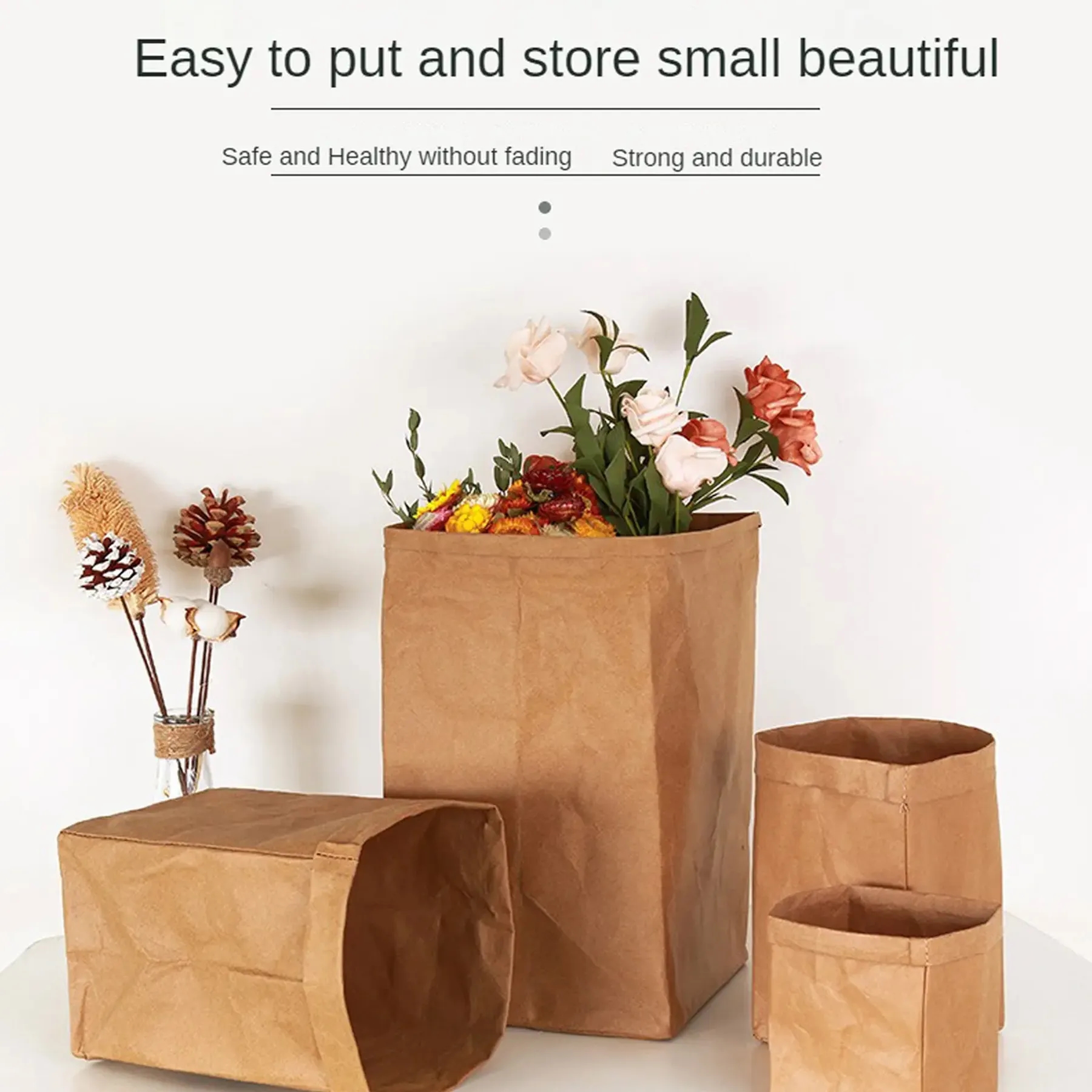 Eco Friendly Magic Brand Kraft Paper Packing Bag For food 3
