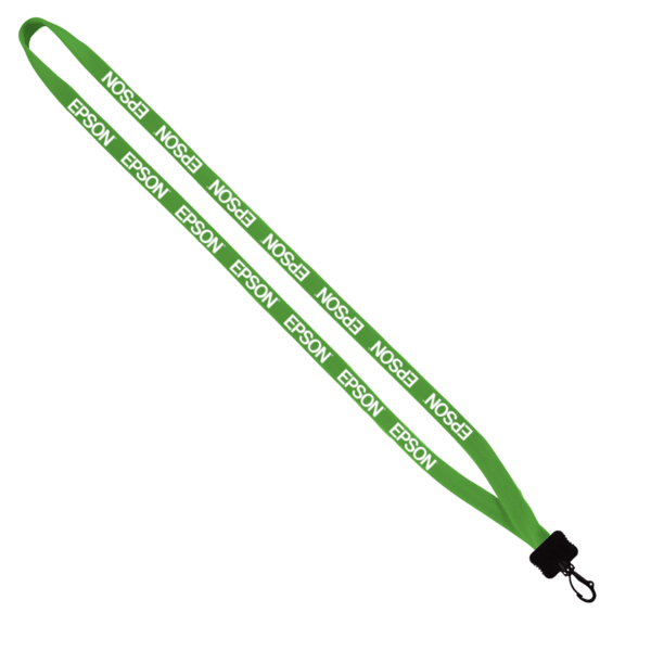 1/2" Cotton Lanyard with Plastic Clamshell & Swivel Snap Hook 21