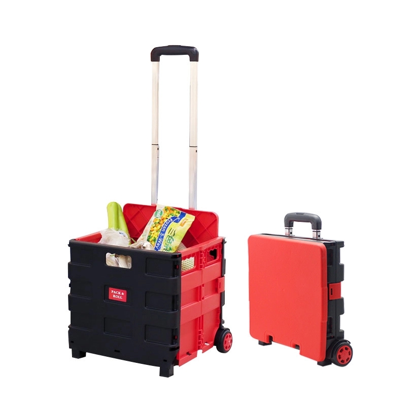 Plastic Folding Shopping Carts 65L 6