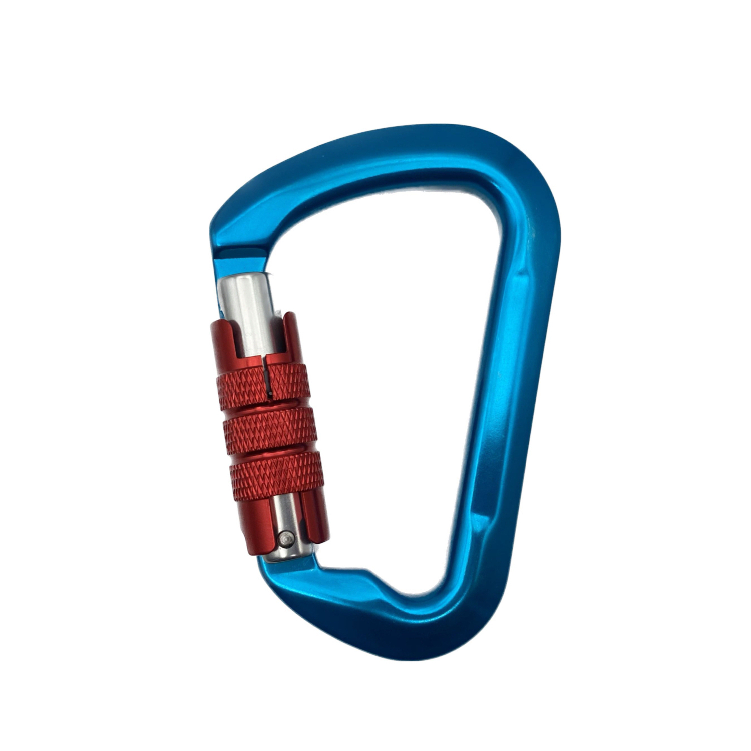 D Ring Style Twist Gate Aluminum Carabiner 4
