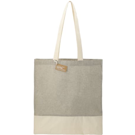 Split Recycled 5oz Cotton Twill Convention Tote 124