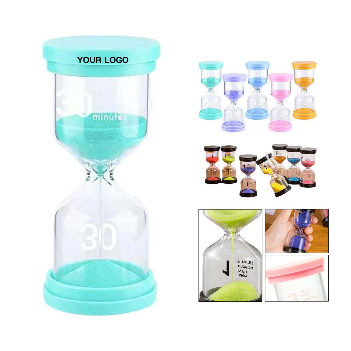 Durable Hourglass Sand Timer for Home and Classroom 2