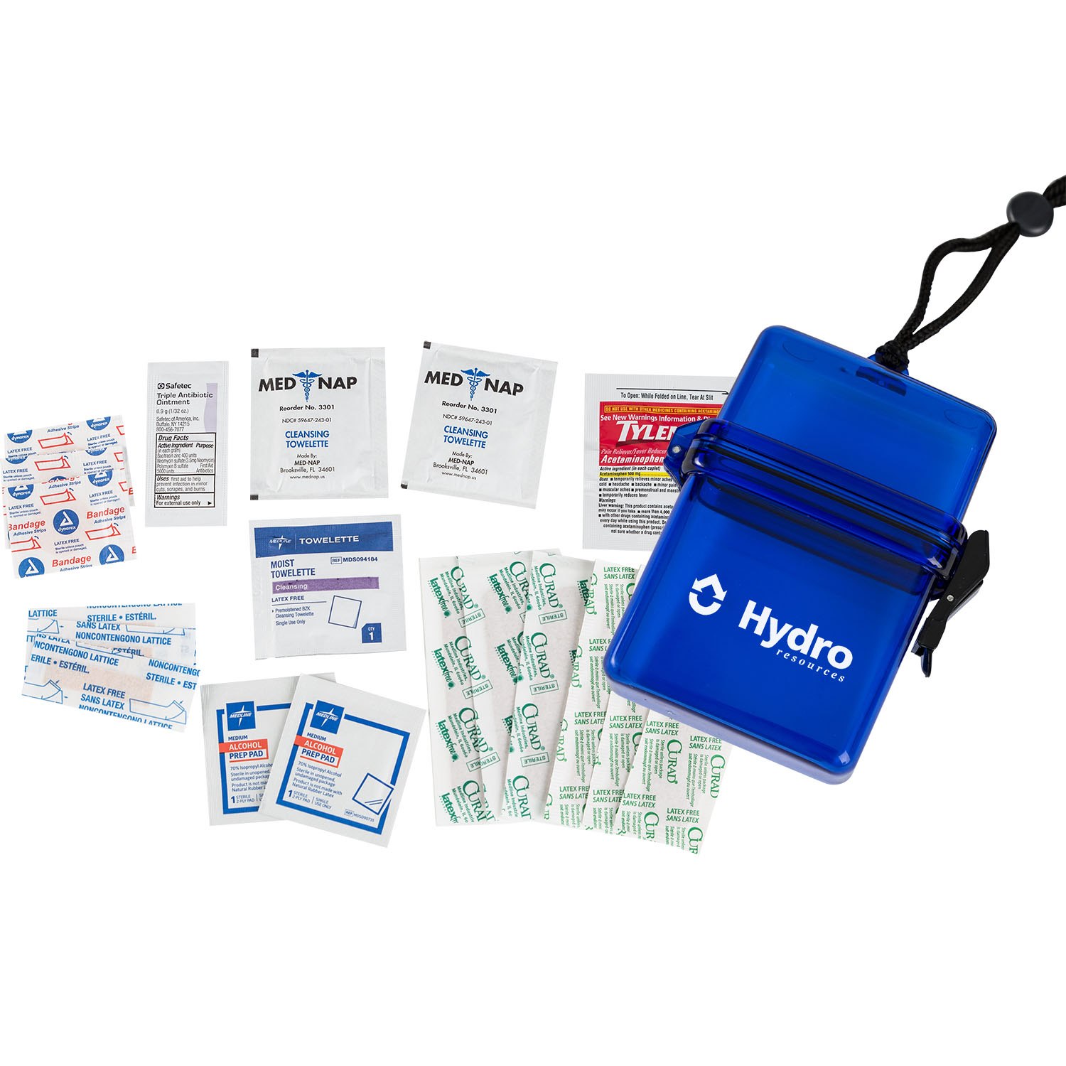 Deluxe First Aid Kit in a Plastic Container 1