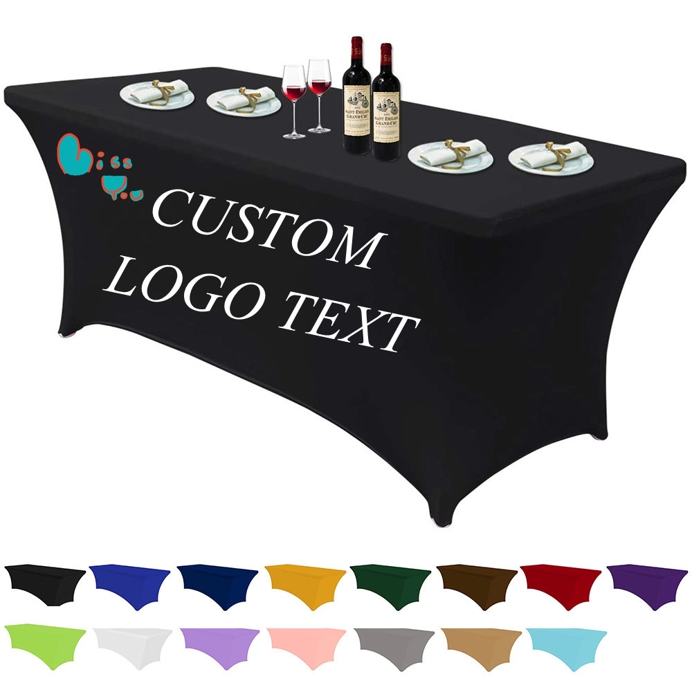 Full Dye Sublimation 6ft Stretch Table Cover 3