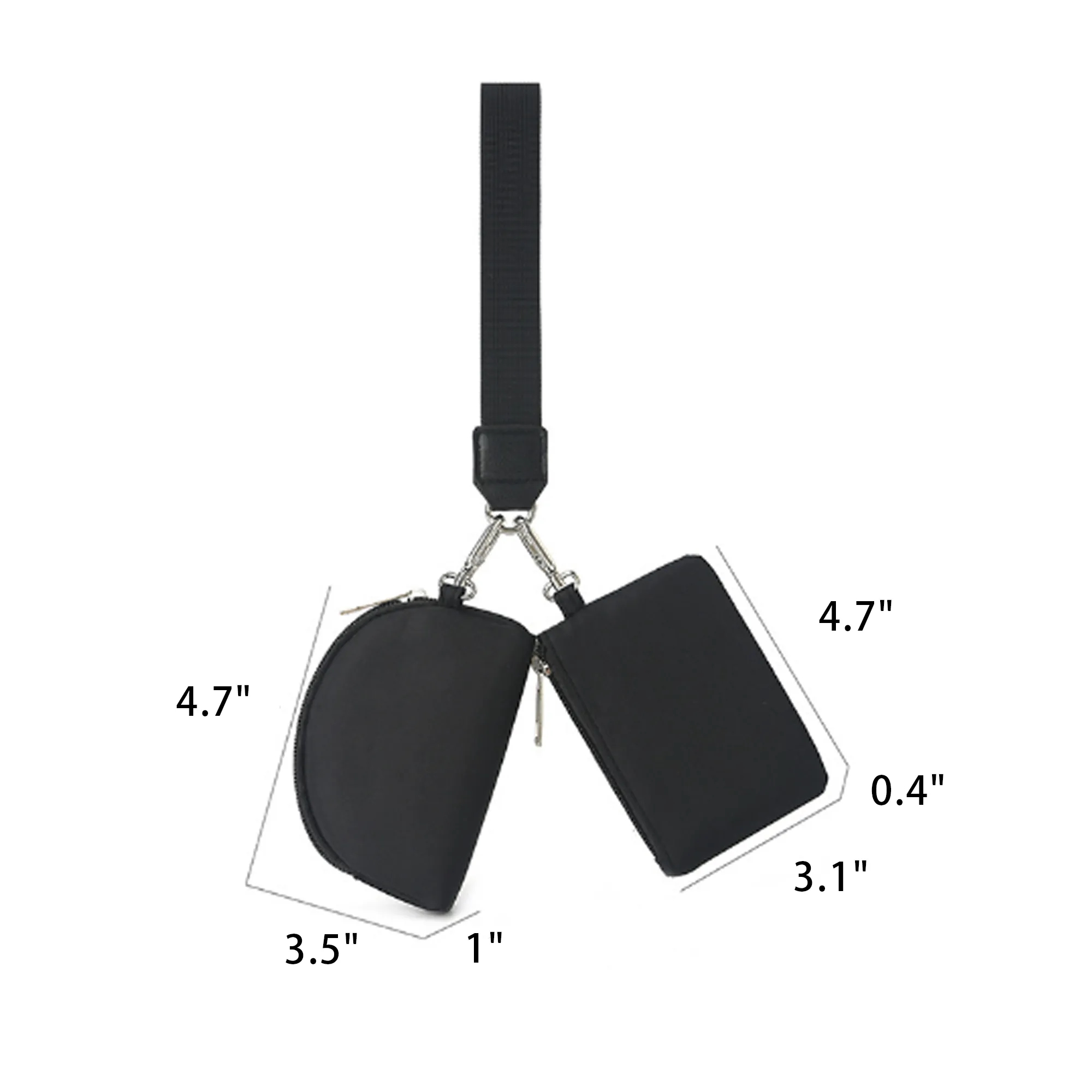 Double Pocket Wristlet Wallet 4