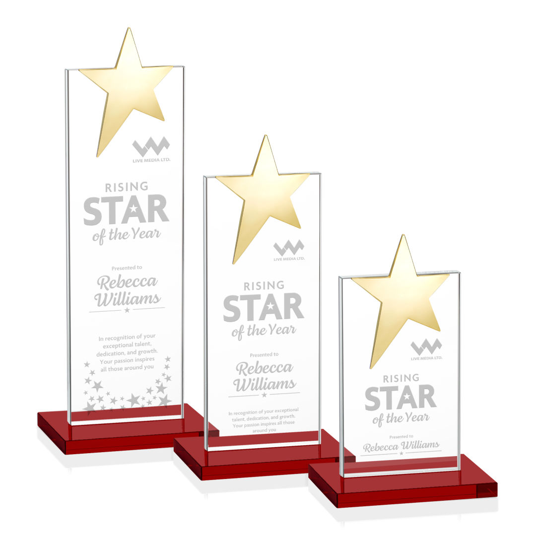 Bryanston Gold Star Award - Red 8