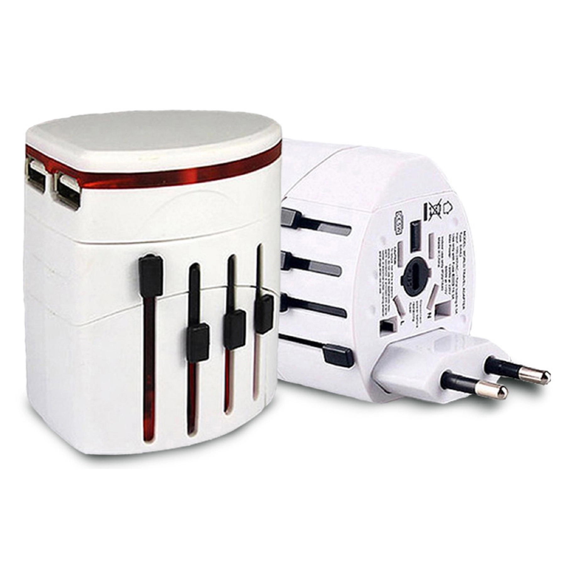 Universal Travel Adaptor Plug with 2 USB Ports 10