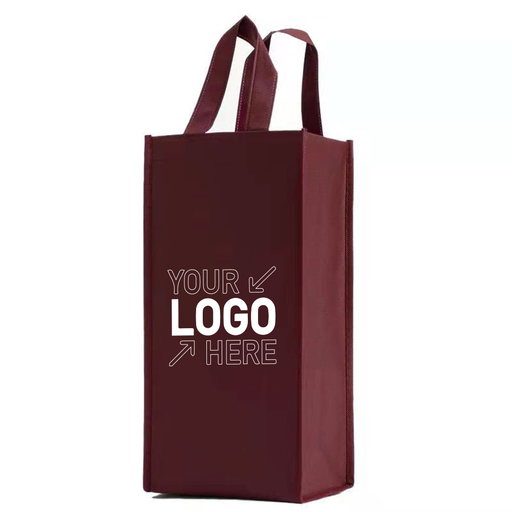 Non Woven 2-Bottle Wine Bag 1