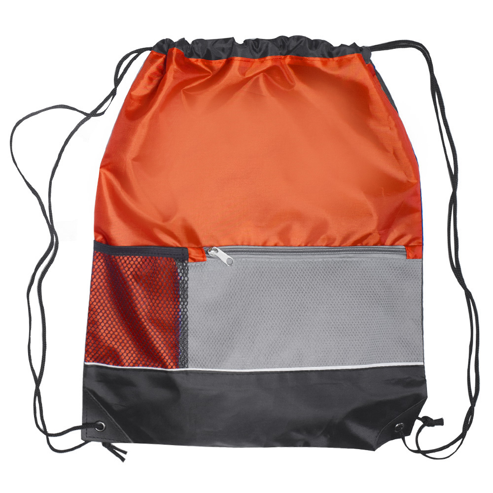 Front Pocket Drawstring Backpacks 8