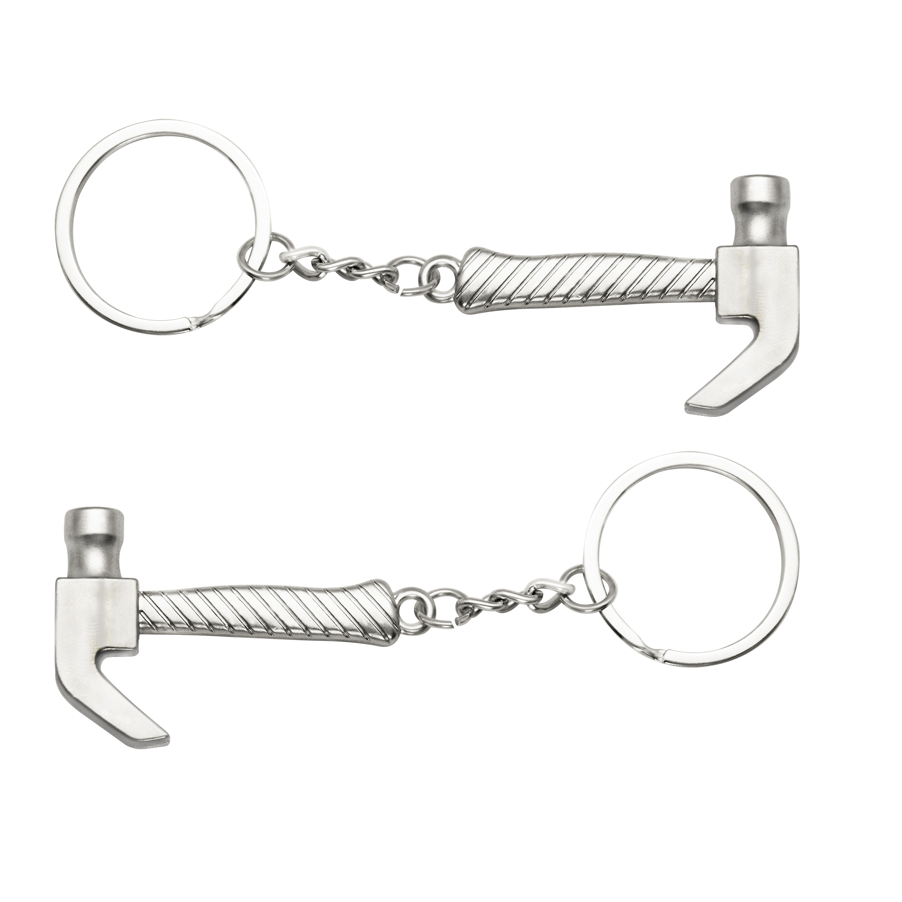 Silver Hammer Keychain 2