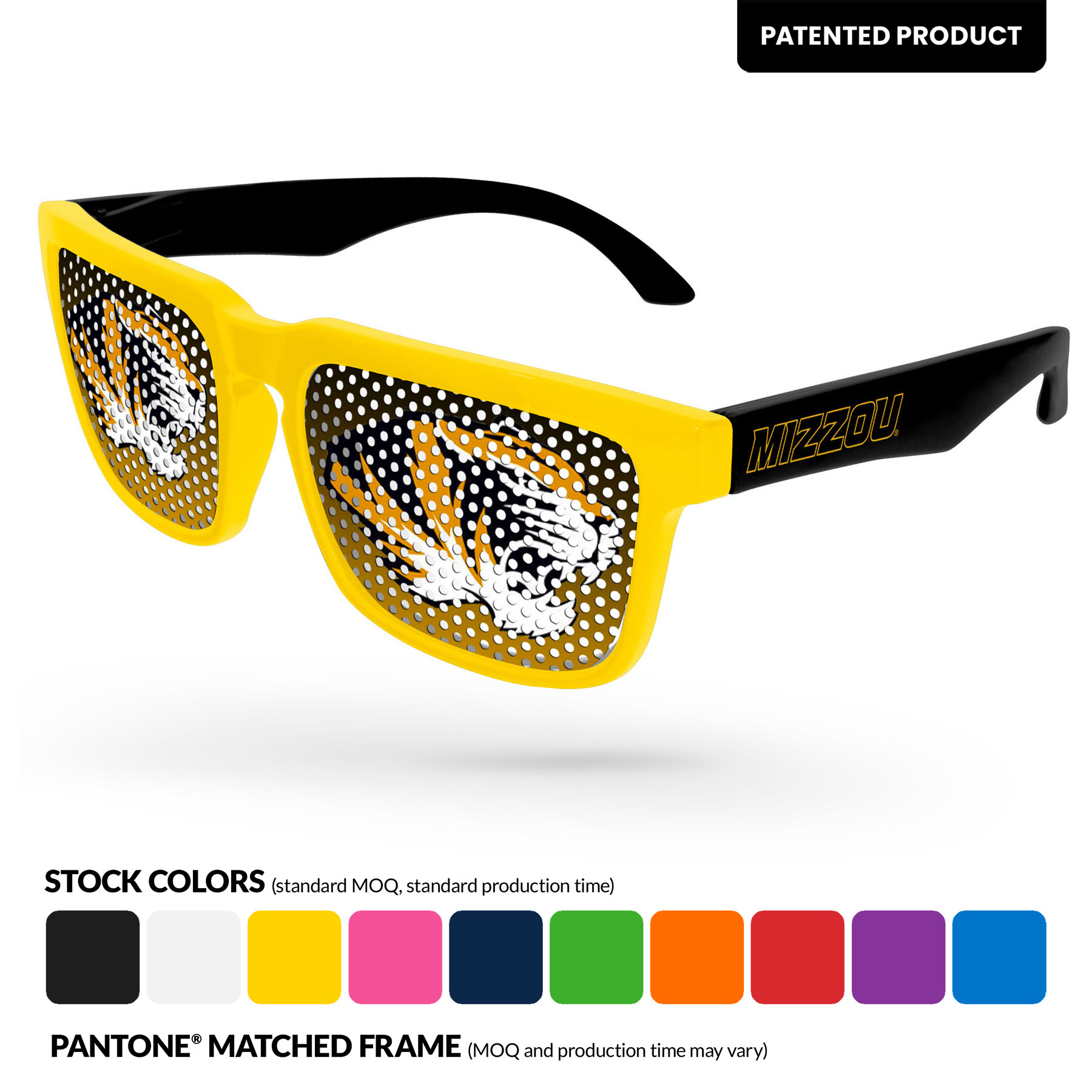 2-Tone Pinhole Heat Sunglasses 3