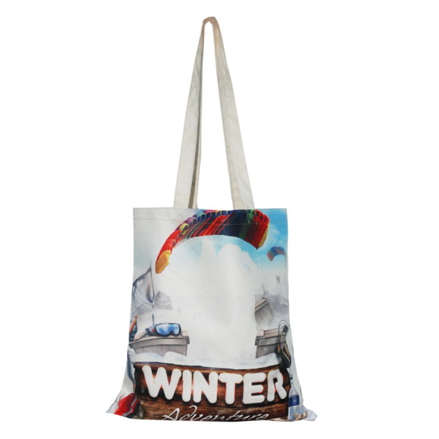 Heavyweight Convention Cotton bags Full Color Tote Bag 1