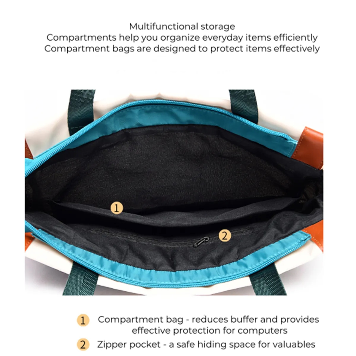 Women's Convertible Daypack Laptop Backpack 5
