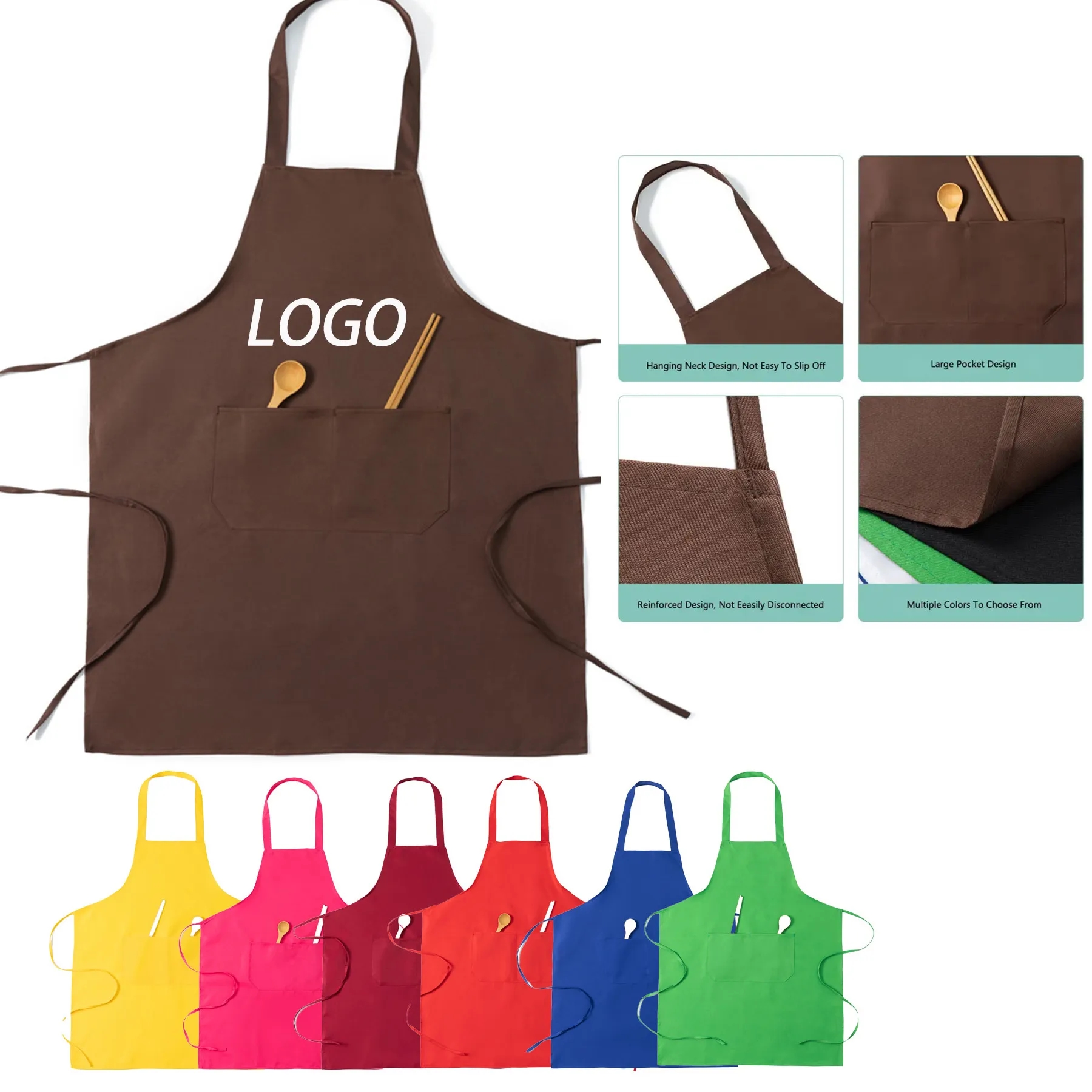 Antifouling Polyester Cleaning Cooking Kitchen Apron 1
