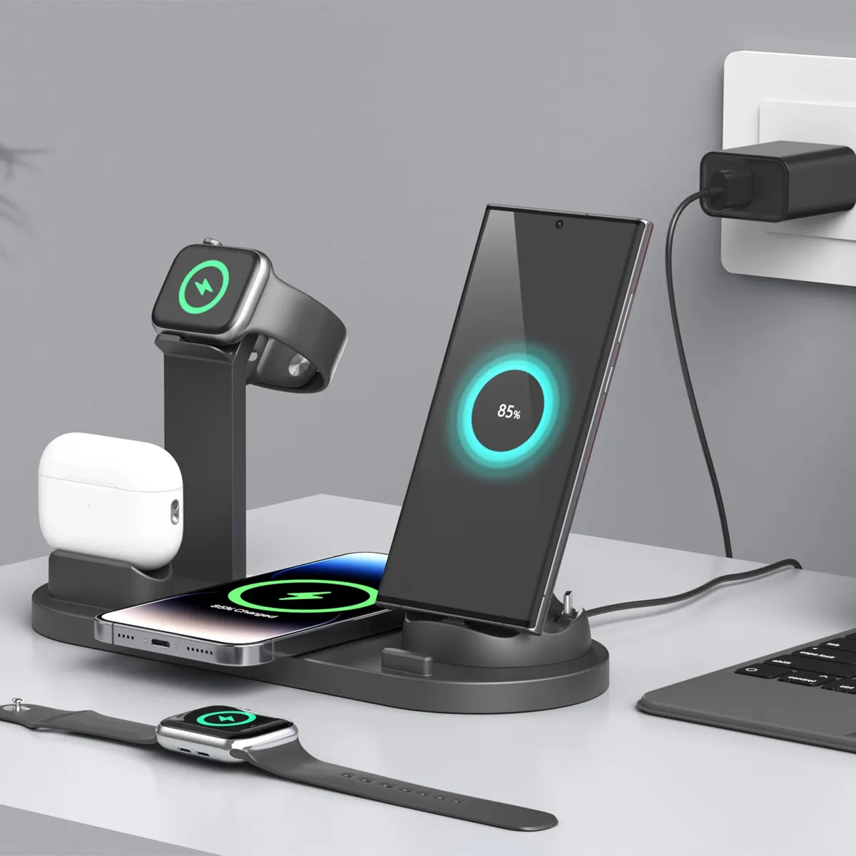4-in-1 Wireless Charging Station 4