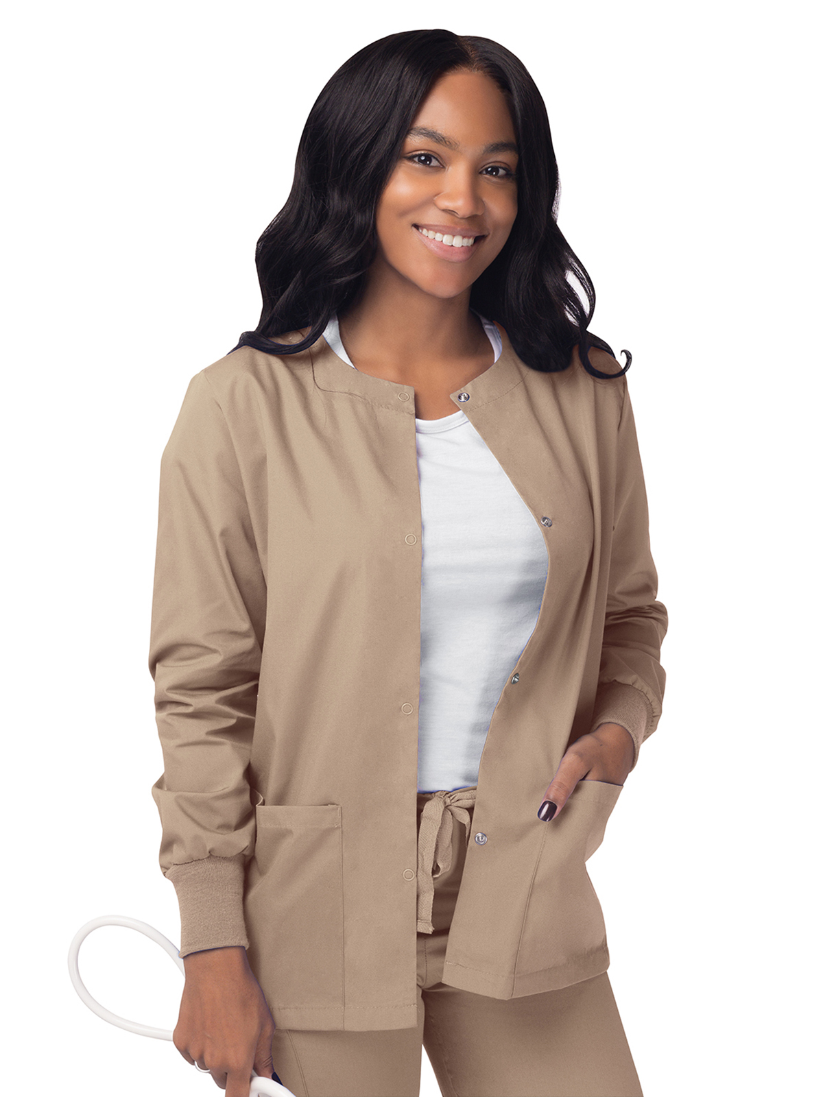 Adar - Sivvan - Women's Warm-Up Snap Close Jacket 8