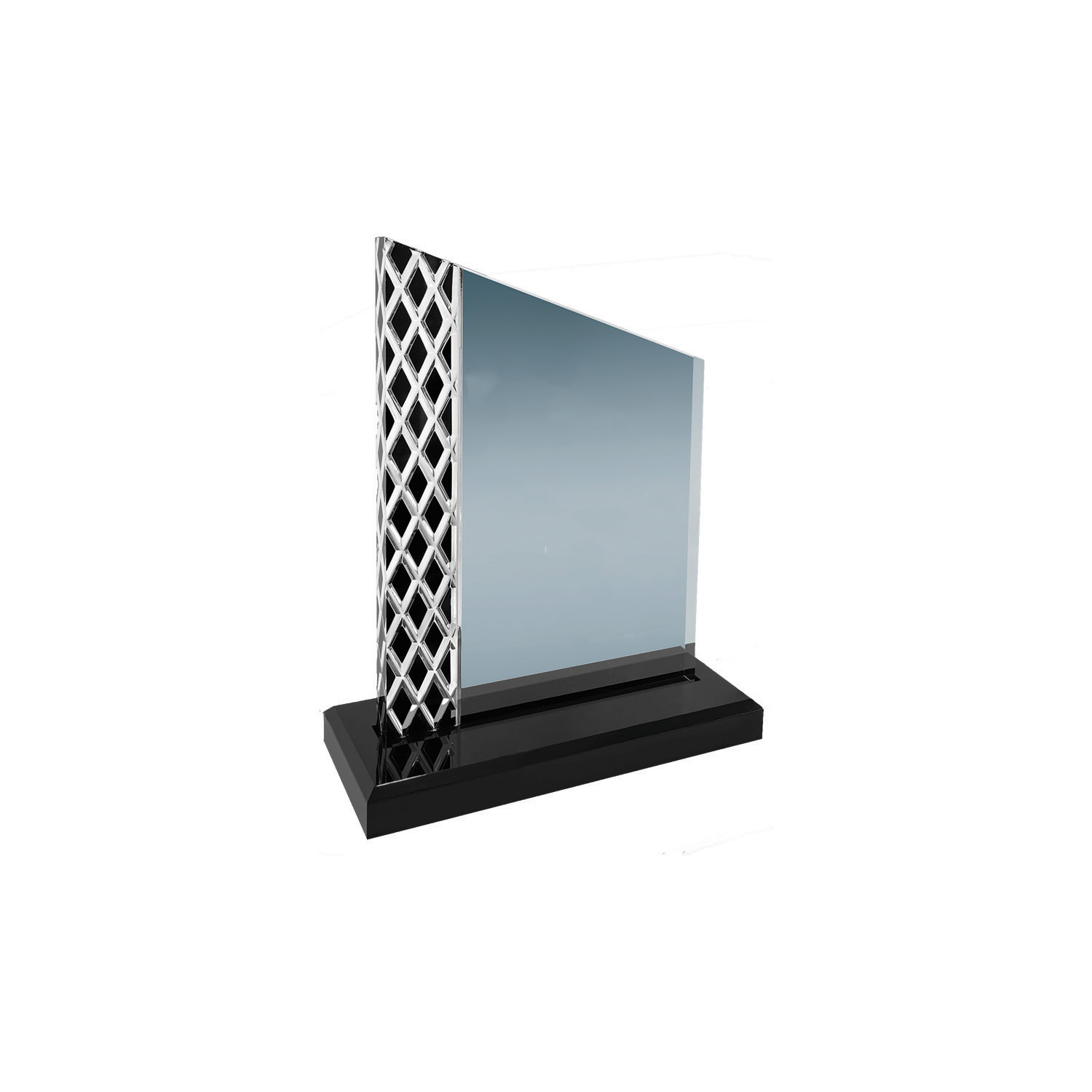 7" Black Unite Diamond Ice Acrylic Award 4