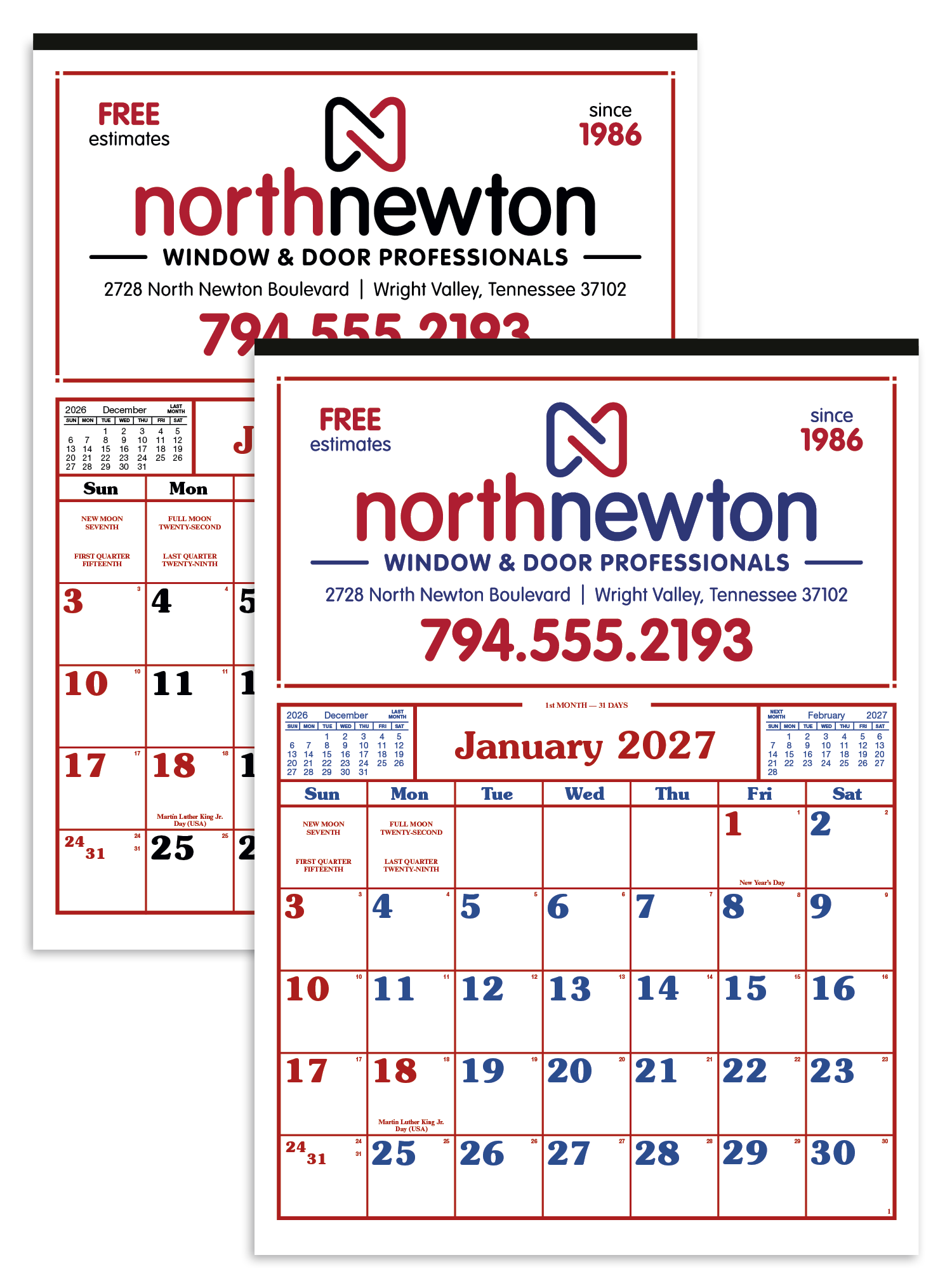 Skinner & Kennedy® Commercial 12-Sheet Calendar 17