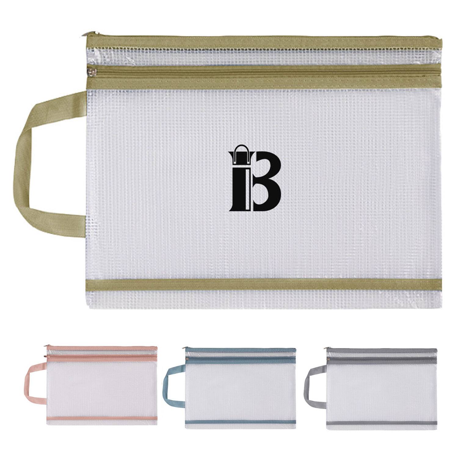 A4 Handheld Mesh Zipper Pouch 2