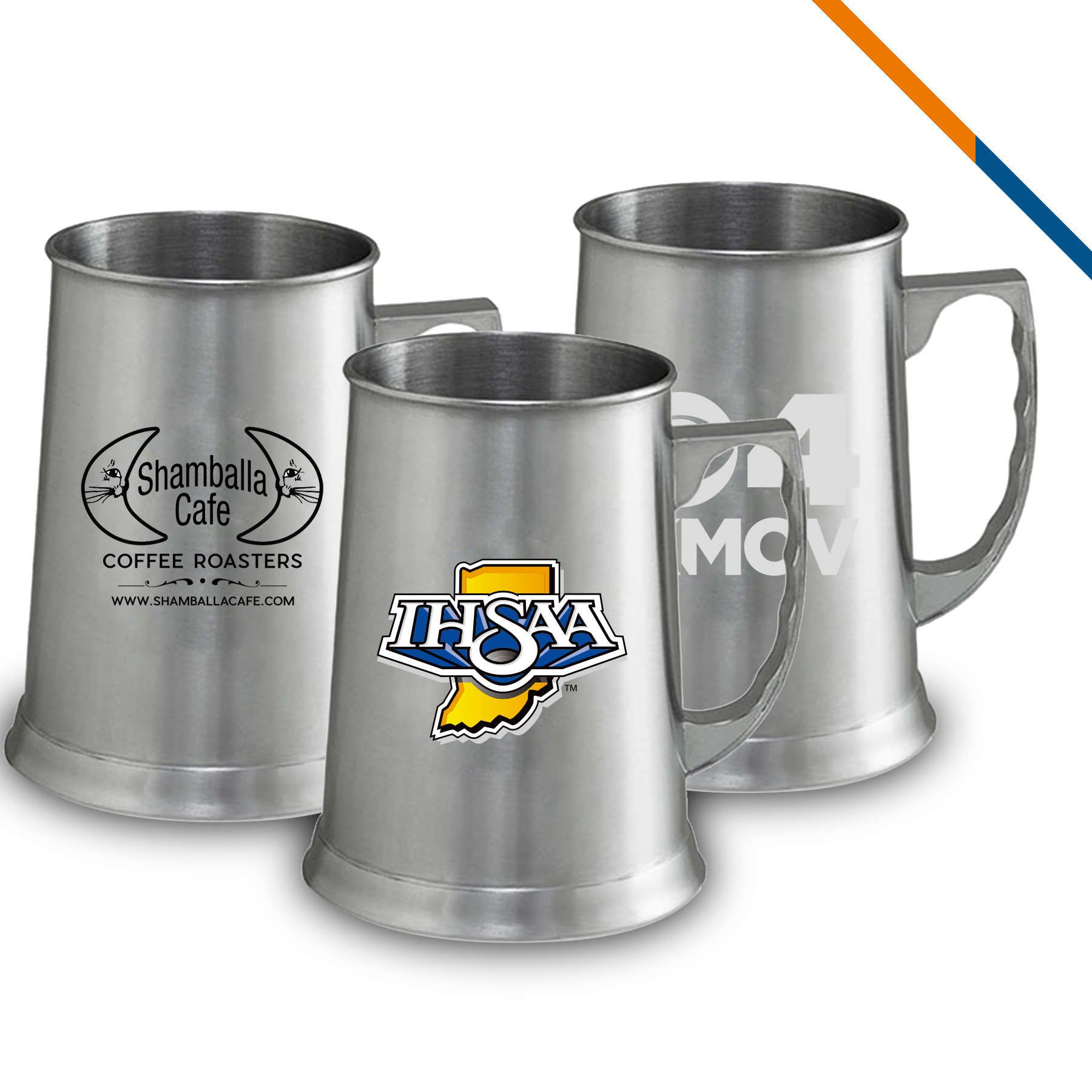 Logya Stainless Steel Beer Mug - 13.5 OZ. 5