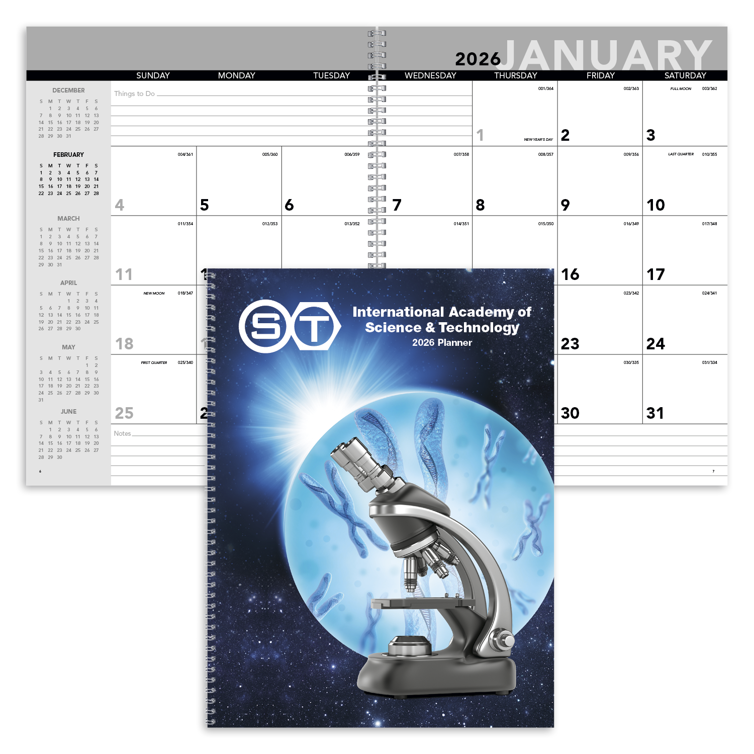 Triumph® Calendars Standard Year Desk Planner with Custom Cover 5