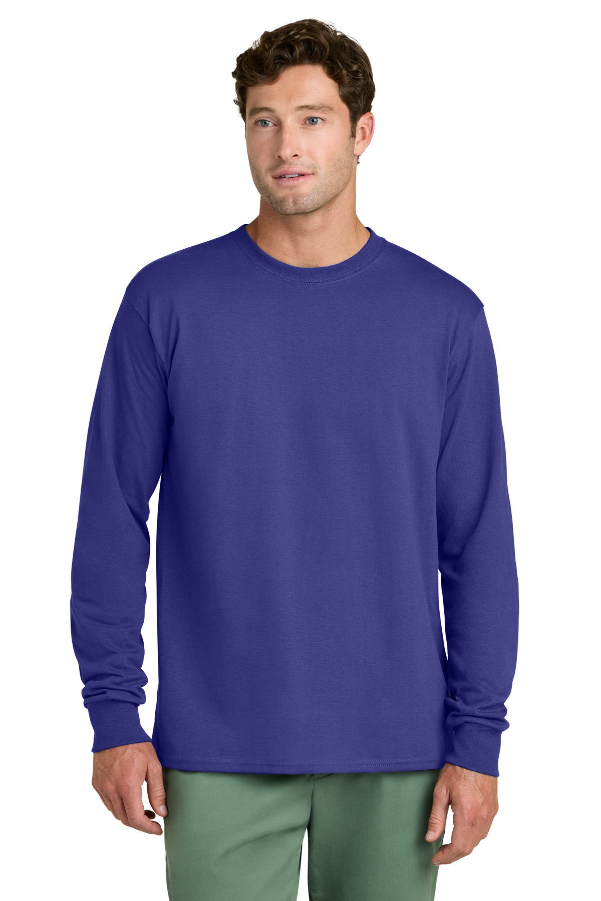 Port & Co Long Sleeve Core Cotton Tee. PC54LS 193